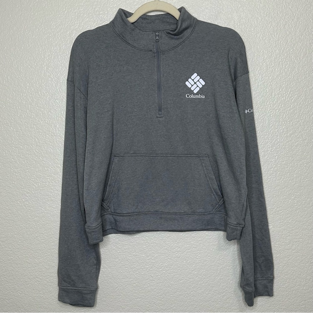 Columbia Women’s Trek French Terry Half Zip Sweatshirt, Sz Large